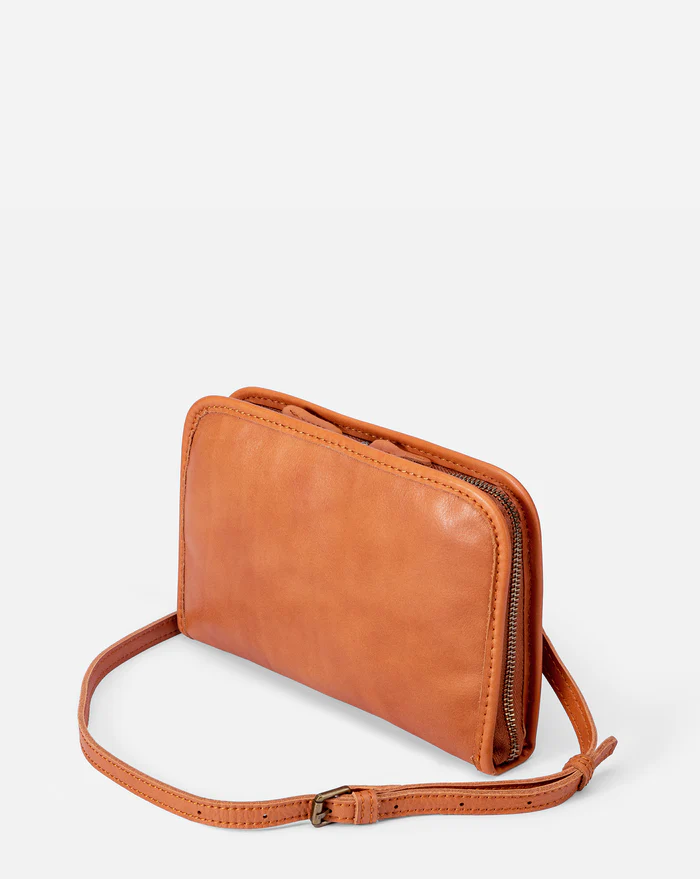 Multi-Functional RFID Blocking Zipper Clutch With Detachable Convertible Strap