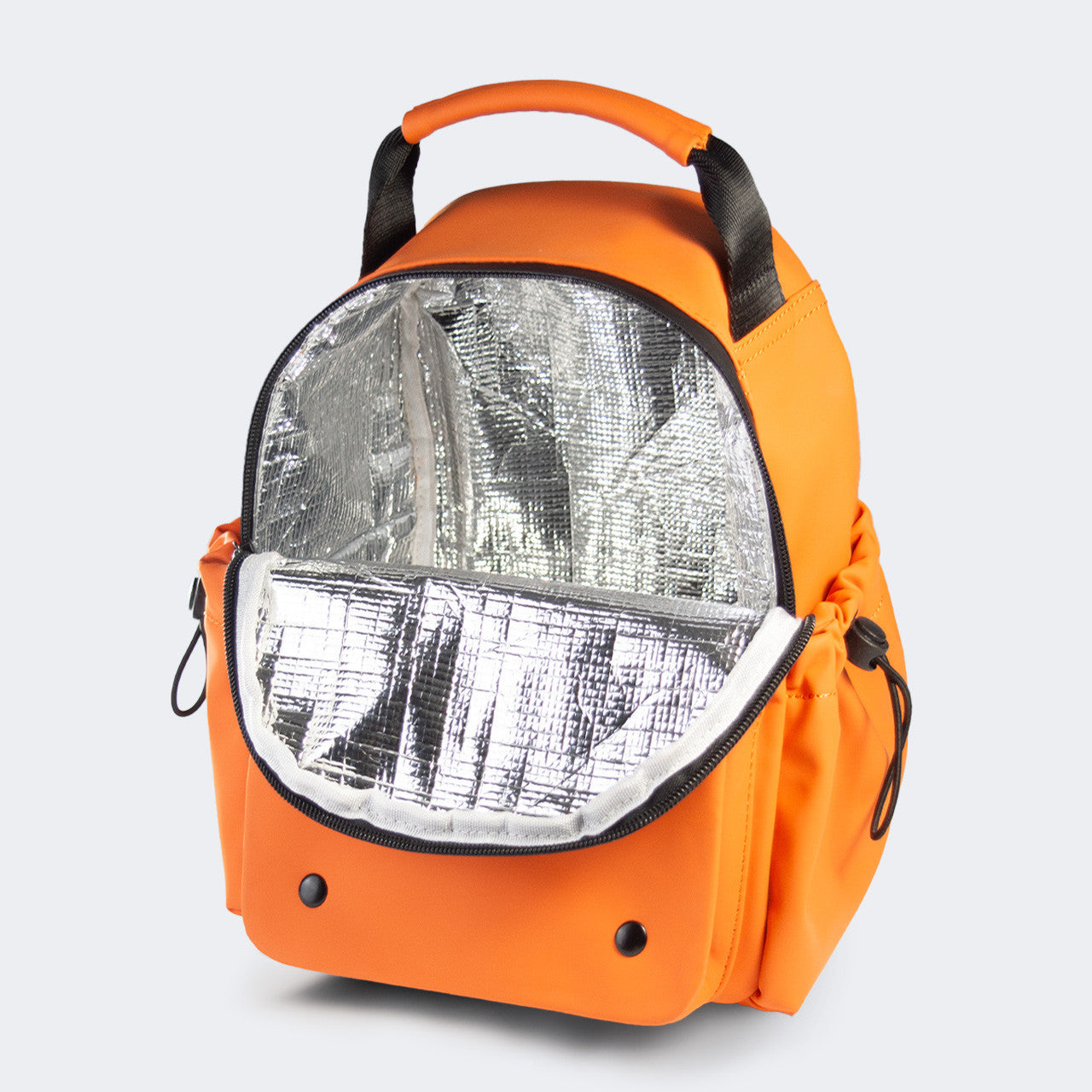 Waterproof Sling Style Insulated Lunch Backpack With Multi Compartment Layout
