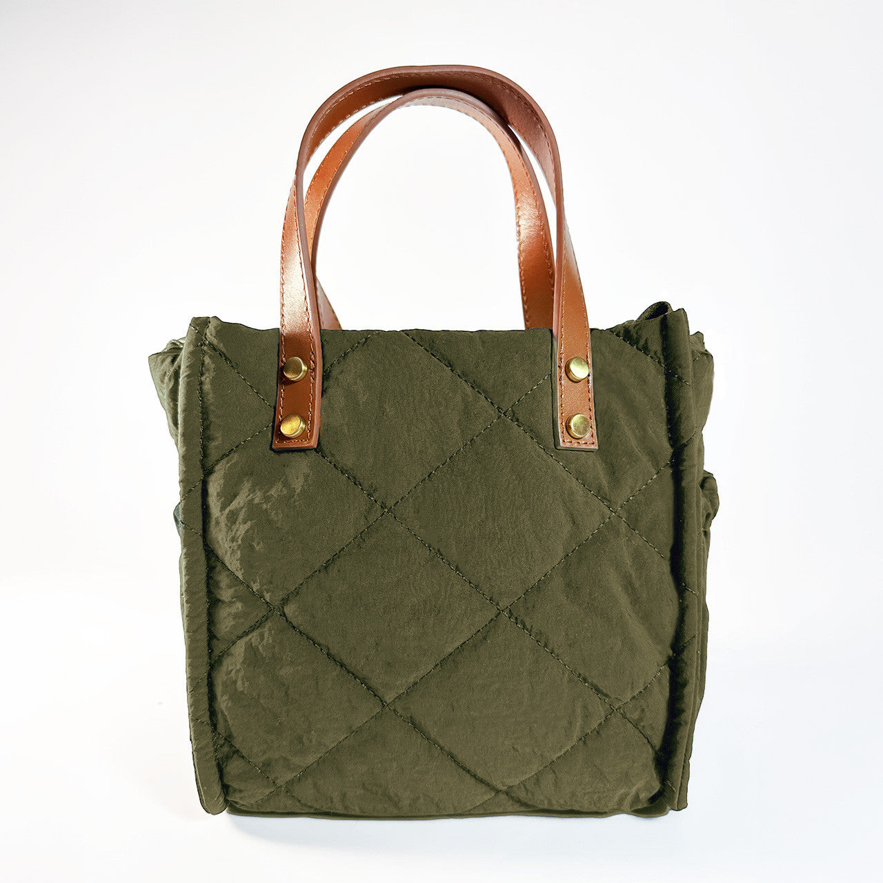 Quilted Puffy Insulated Lunch Bag With Convertible Carrying Options