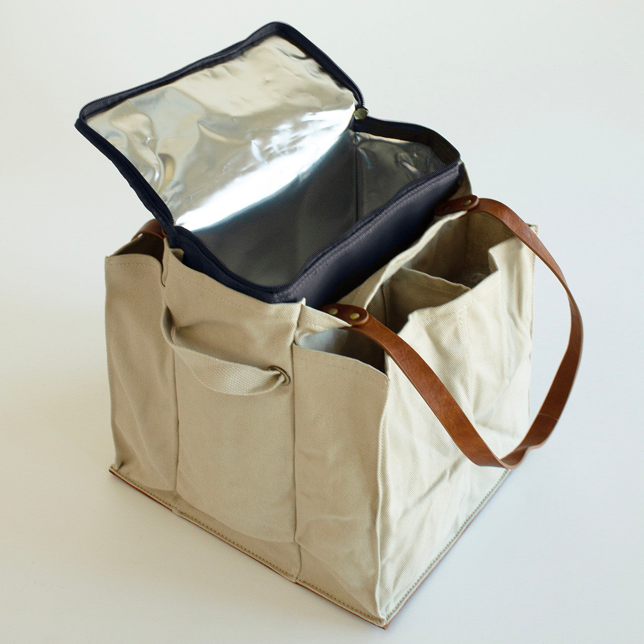 Portable Tote-Compatible Insulated Lunch Bag Inner Liner Pouch