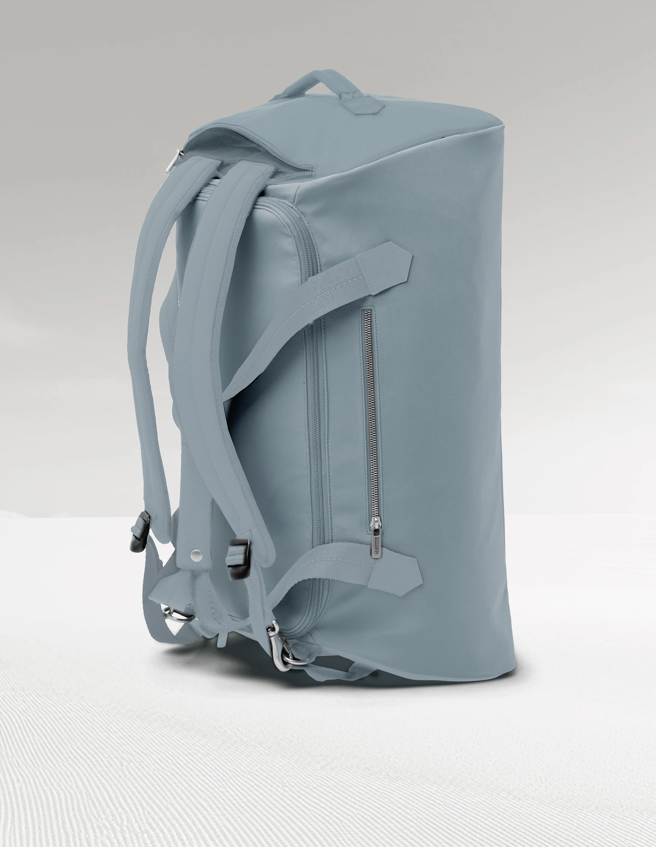 Convertible Large Duffel Travel Bag With Hidden Backpack Straps