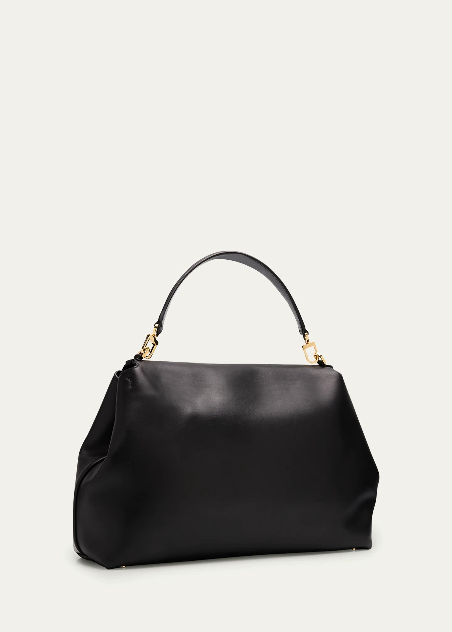 Flap Magnetic Snap Satchel Bag With Dual Detachable Convertible Straps