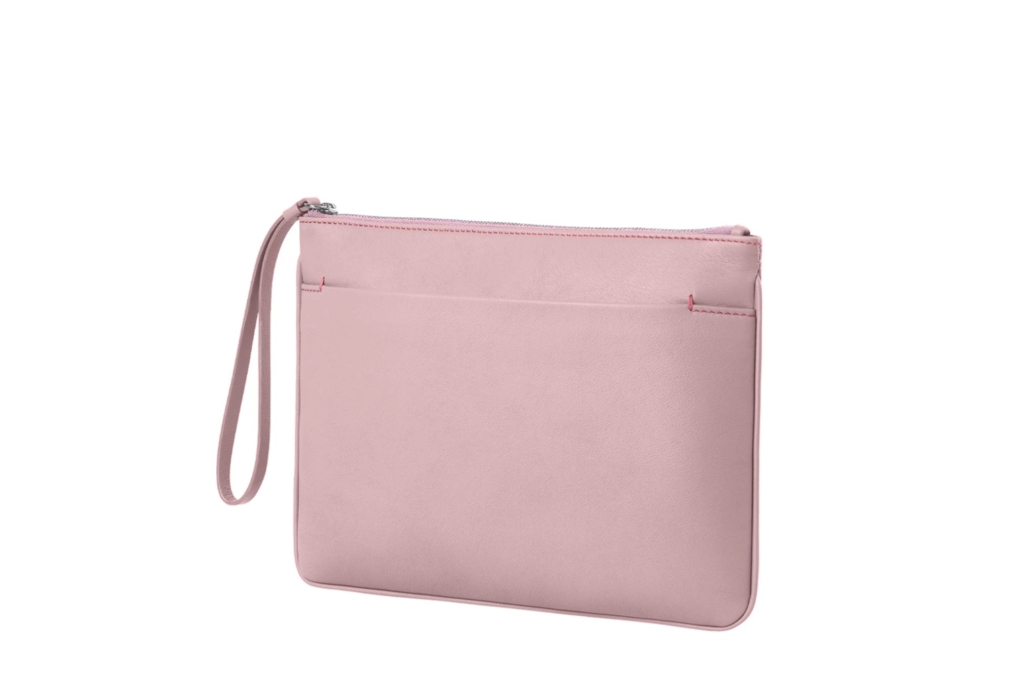 Wrist Zipper Clutch With External Quick-Access Slot Pocket