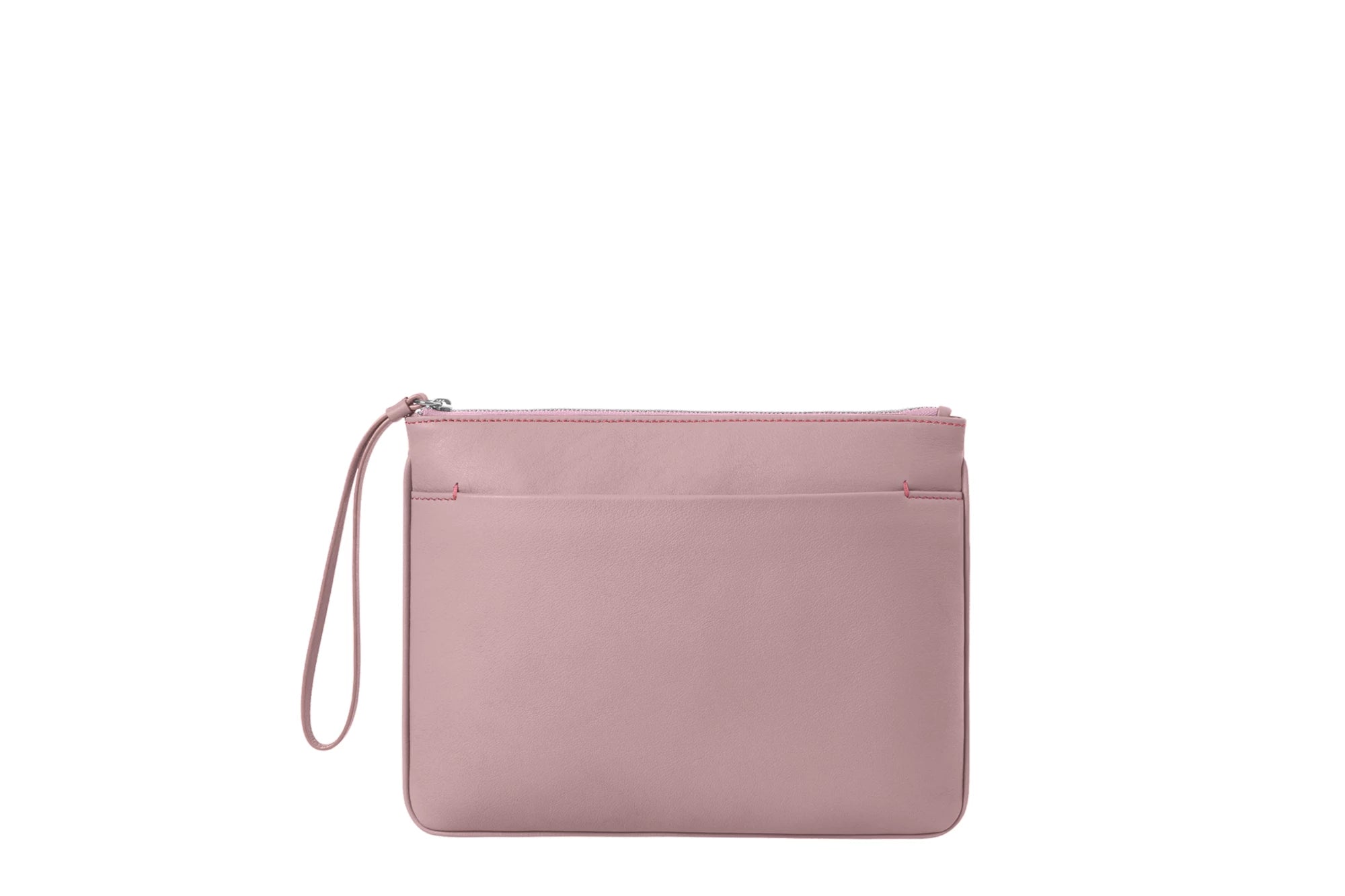 Wrist Zipper Clutch With External Quick-Access Slot Pocket