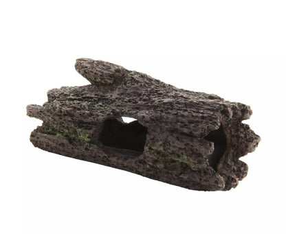 Natural Textured Hollow Driftwood-Style Hideaway for Aquarium Habitat